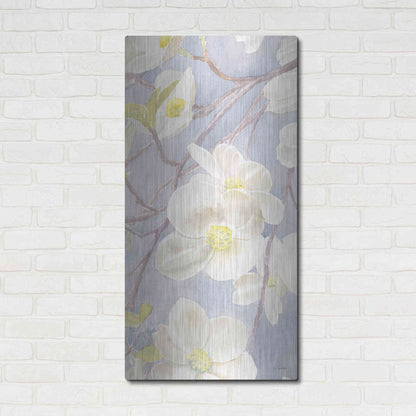 Luxe Metal Art 'Breezy Blossoms II' by James Wiens, Metal Wall Art,24x48