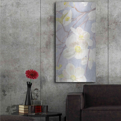 Luxe Metal Art 'Breezy Blossoms II' by James Wiens, Metal Wall Art,24x48