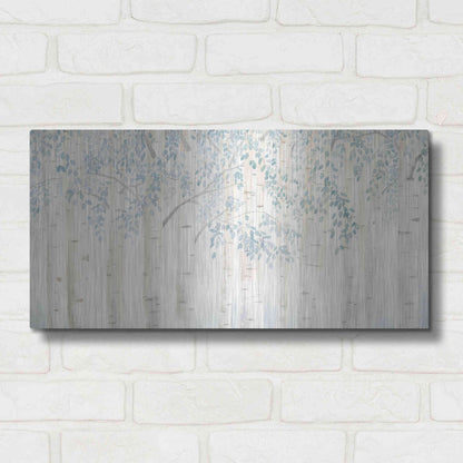 Luxe Metal Art 'Fresh Forest' by James Wiens, Metal Wall Art,24x12