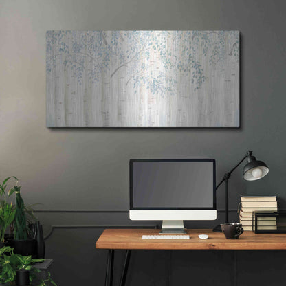 Luxe Metal Art 'Fresh Forest' by James Wiens, Metal Wall Art,48x24
