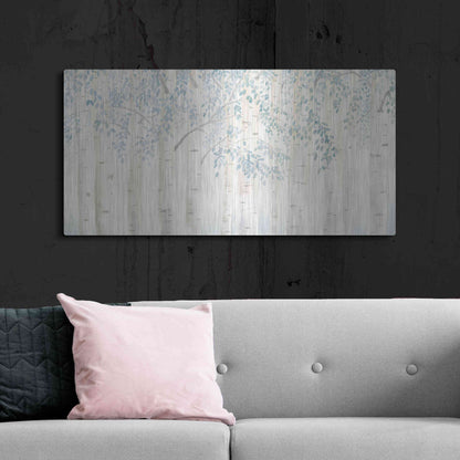 Luxe Metal Art 'Fresh Forest' by James Wiens, Metal Wall Art,48x24