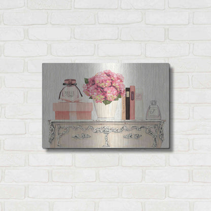 Luxe Metal Art 'Parfum Chic II' by Marco Fabiano, Metal Wall Art,24x16