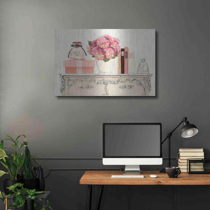 Luxe Metal Art 'Parfum Chic II' by Marco Fabiano, Metal Wall Art,36x24