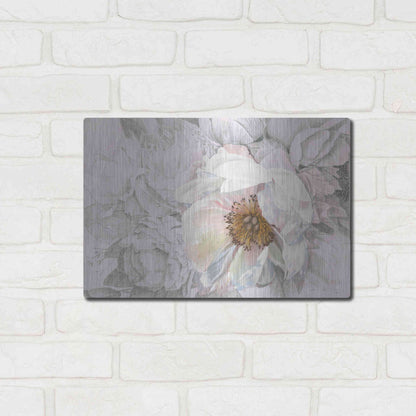 Luxe Metal Art 'Blooming Sketch' by James Wiens, Metal Wall Art,16x12