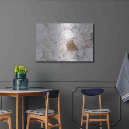 Luxe Metal Art 'Blooming Sketch' by James Wiens, Metal Wall Art,36x24