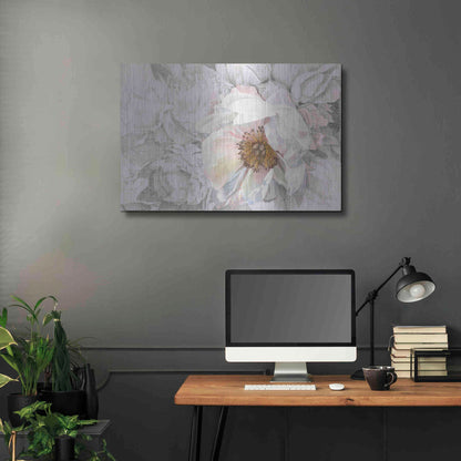 Luxe Metal Art 'Blooming Sketch' by James Wiens, Metal Wall Art,36x24