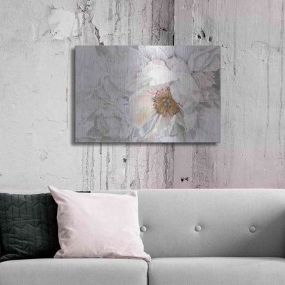 Luxe Metal Art 'Blooming Sketch' by James Wiens, Metal Wall Art,36x24