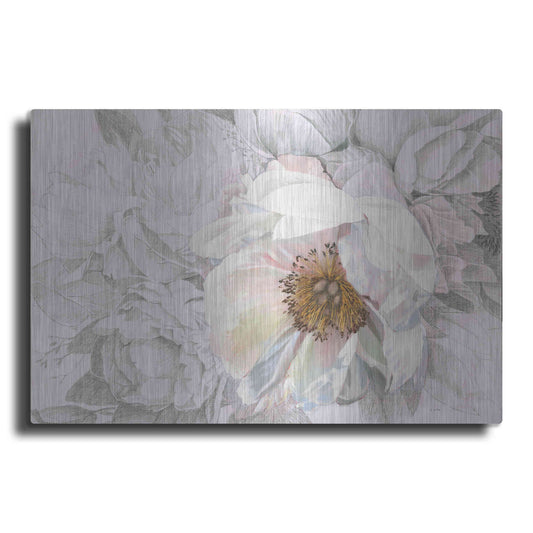 Luxe Metal Art 'Blooming Sketch' by James Wiens, Metal Wall Art
