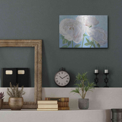 Luxe Metal Art 'Essence of June I' by James Wiens, Metal Wall Art,16x12