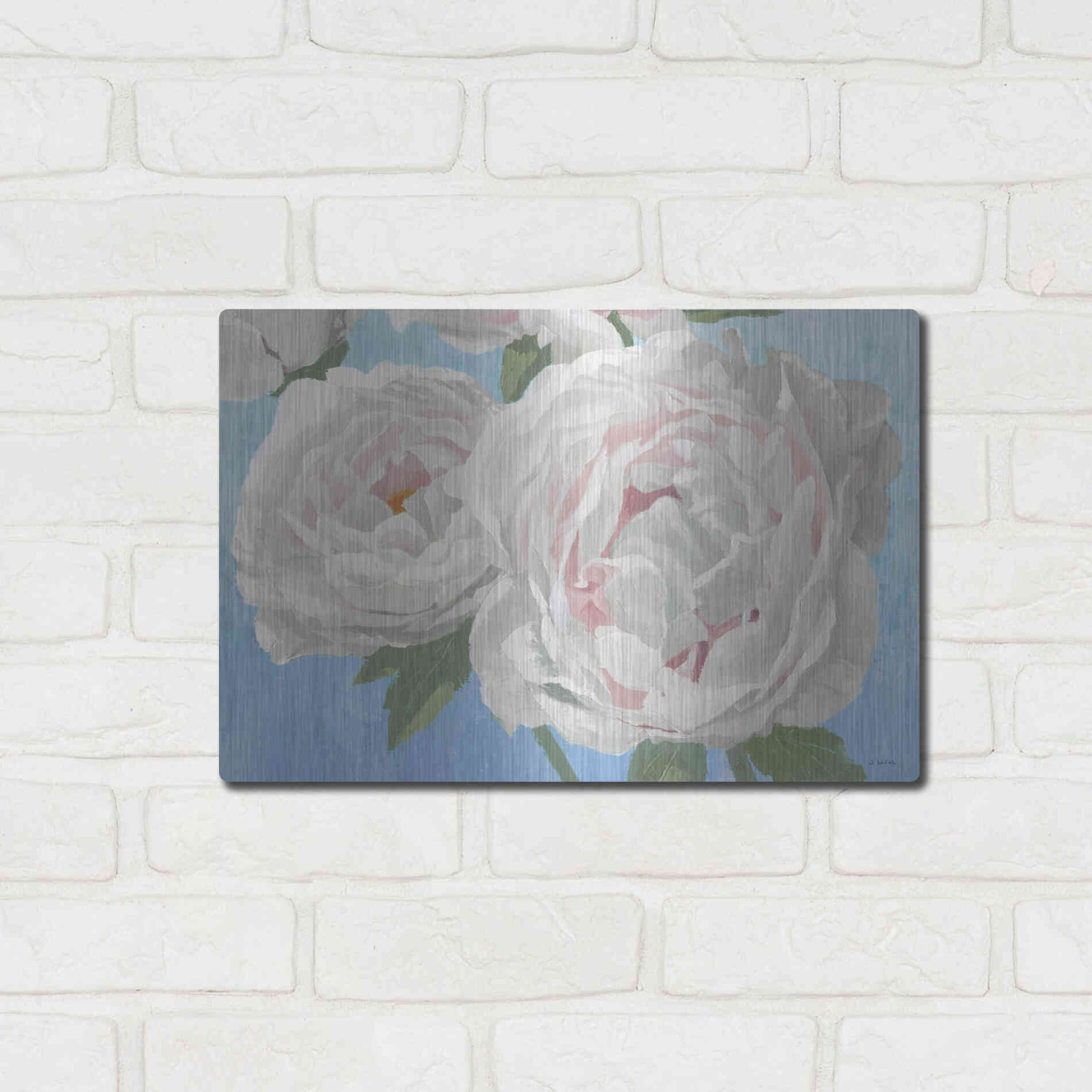 Luxe Metal Art 'Essence of June II' by James Wiens, Metal Wall Art,16x12