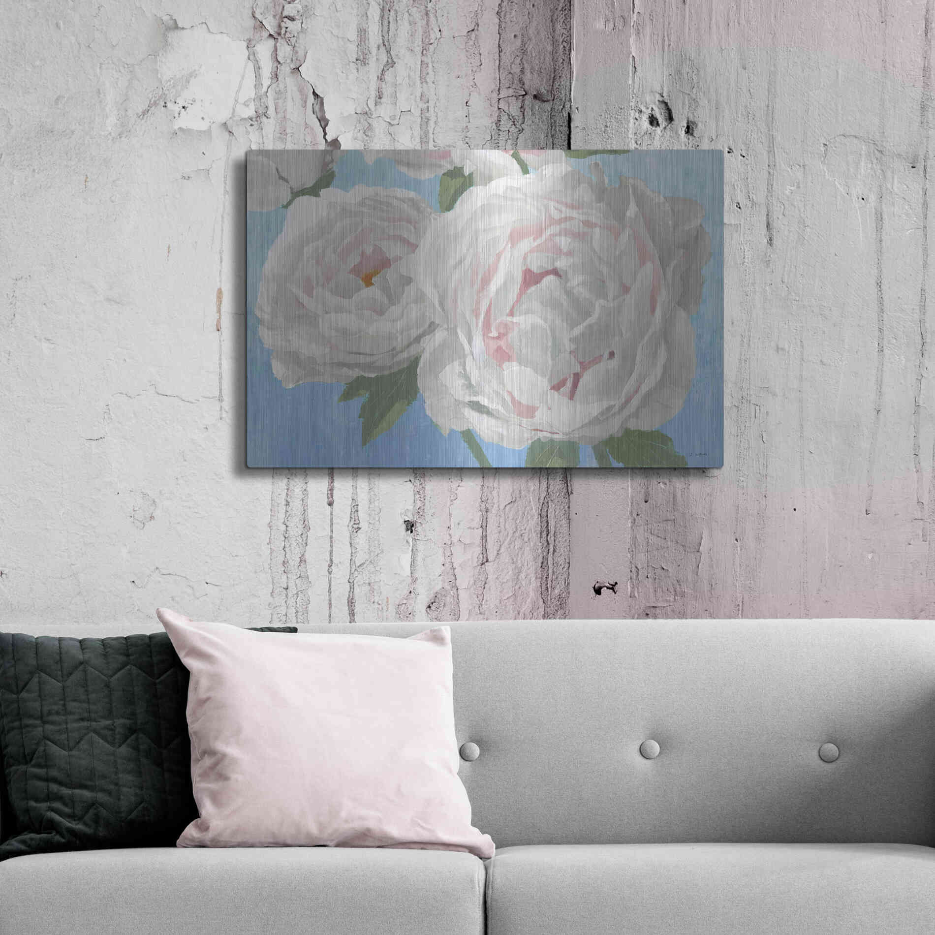 Luxe Metal Art 'Essence of June II' by James Wiens, Metal Wall Art,36x24