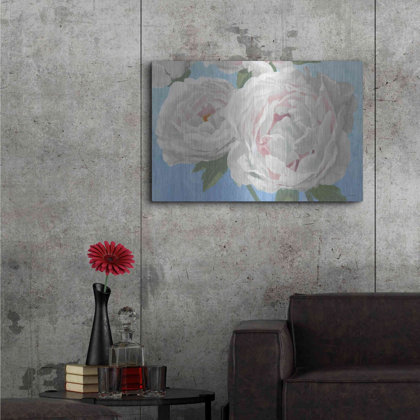 Luxe Metal Art 'Essence of June II' by James Wiens, Metal Wall Art,36x24
