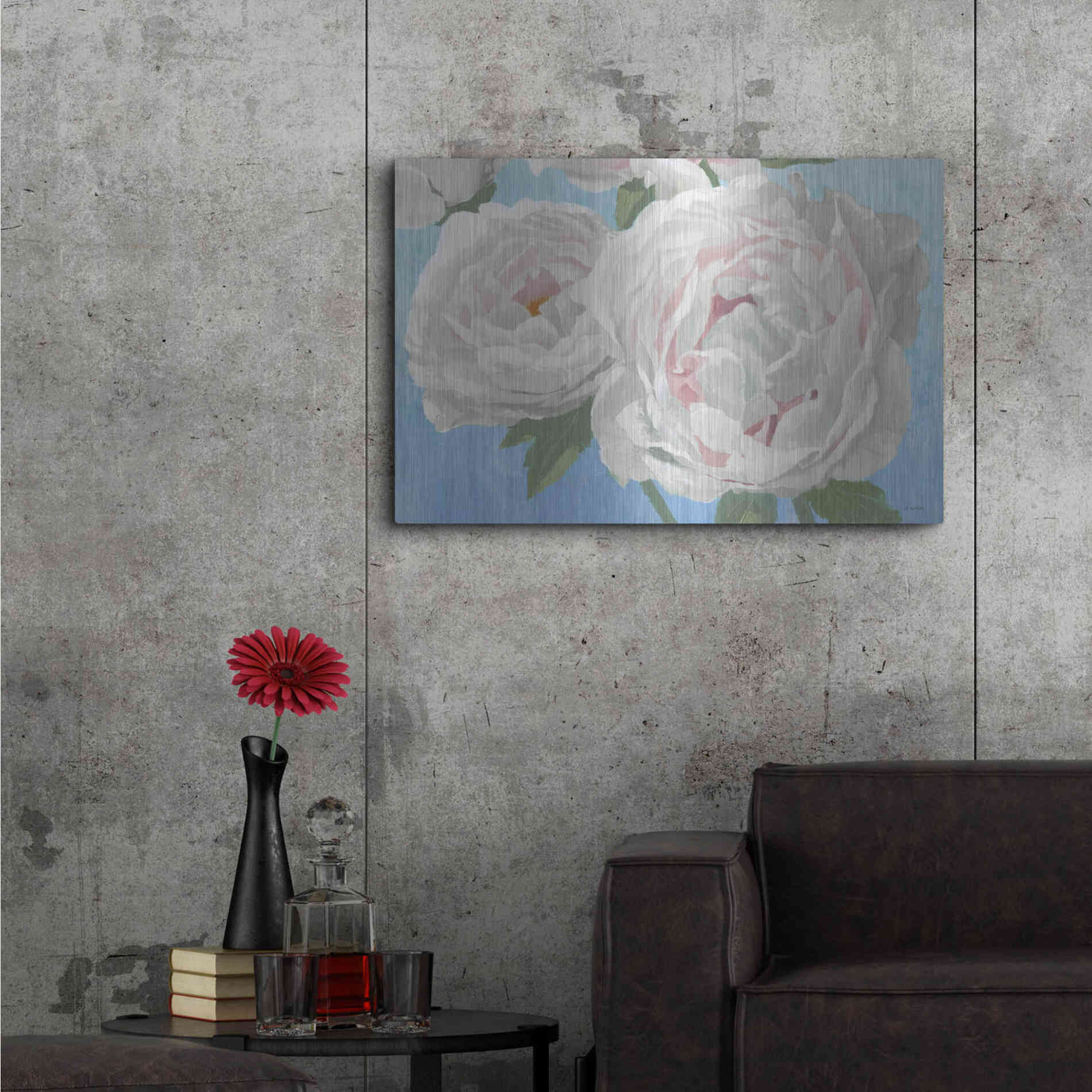 Luxe Metal Art 'Essence of June II' by James Wiens, Metal Wall Art,36x24