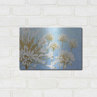 Luxe Metal Art 'Golden Spring' by James Wiens, Metal Wall Art,16x12