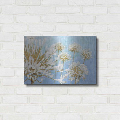 Luxe Metal Art 'Golden Spring' by James Wiens, Metal Wall Art,24x16