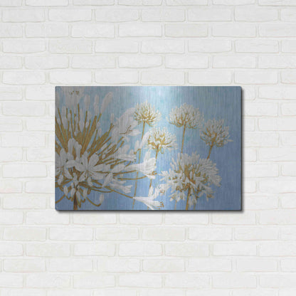 Luxe Metal Art 'Golden Spring' by James Wiens, Metal Wall Art,36x24