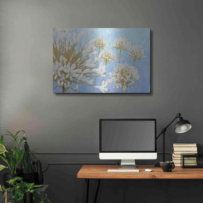 Luxe Metal Art 'Golden Spring' by James Wiens, Metal Wall Art,36x24