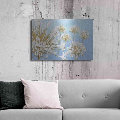 Luxe Metal Art 'Golden Spring' by James Wiens, Metal Wall Art,36x24