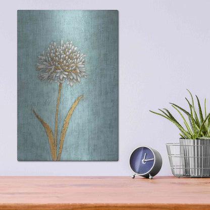 Luxe Metal Art 'Shimmering Summer I' by James Wiens, Metal Wall Art,12x16