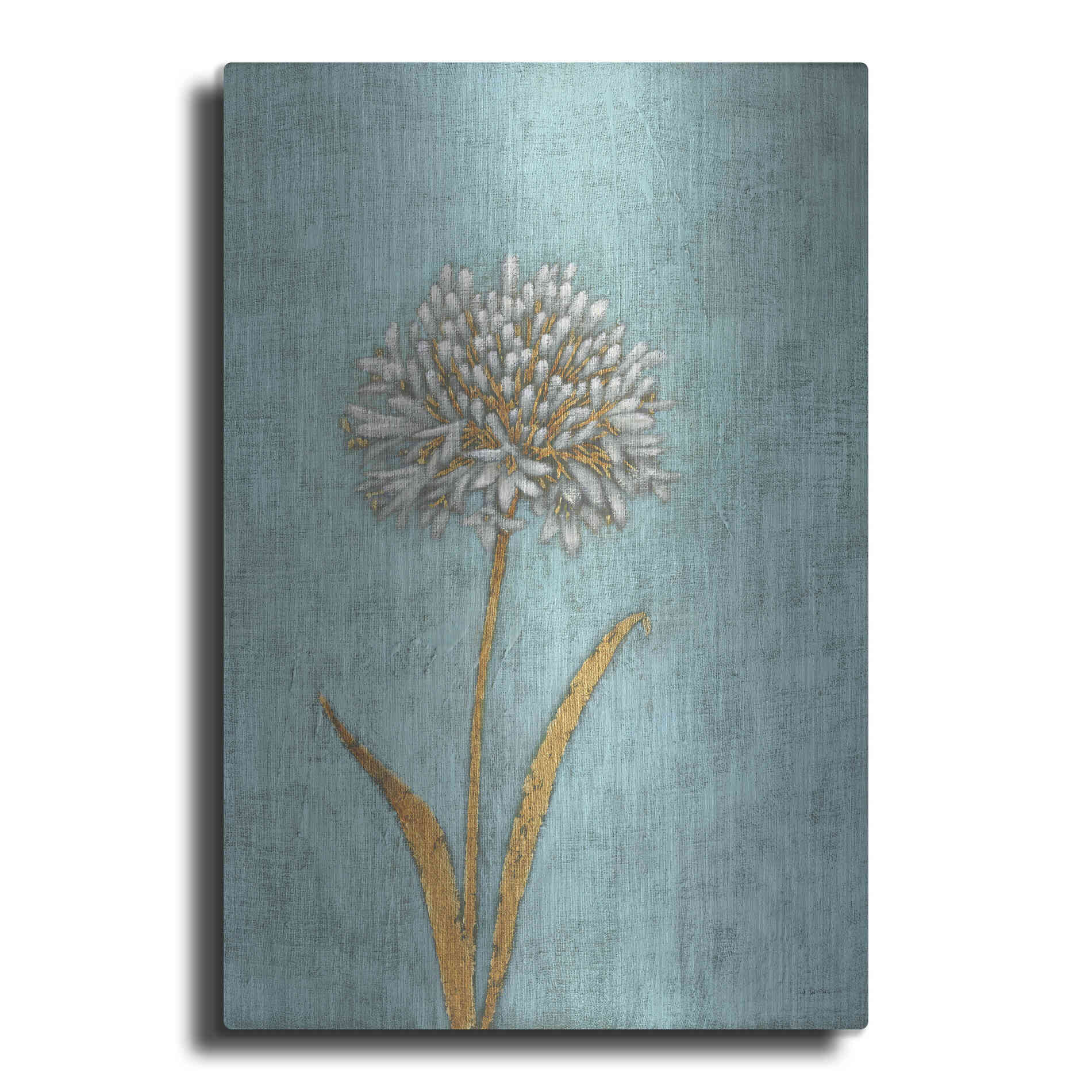 Luxe Metal Art 'Shimmering Summer I' by James Wiens, Metal Wall Art