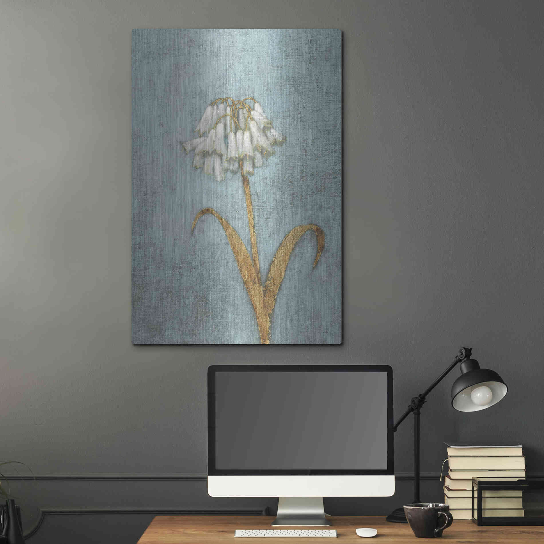 Luxe Metal Art 'Shimmering Summer II' by James Wiens, Metal Wall Art,24x36