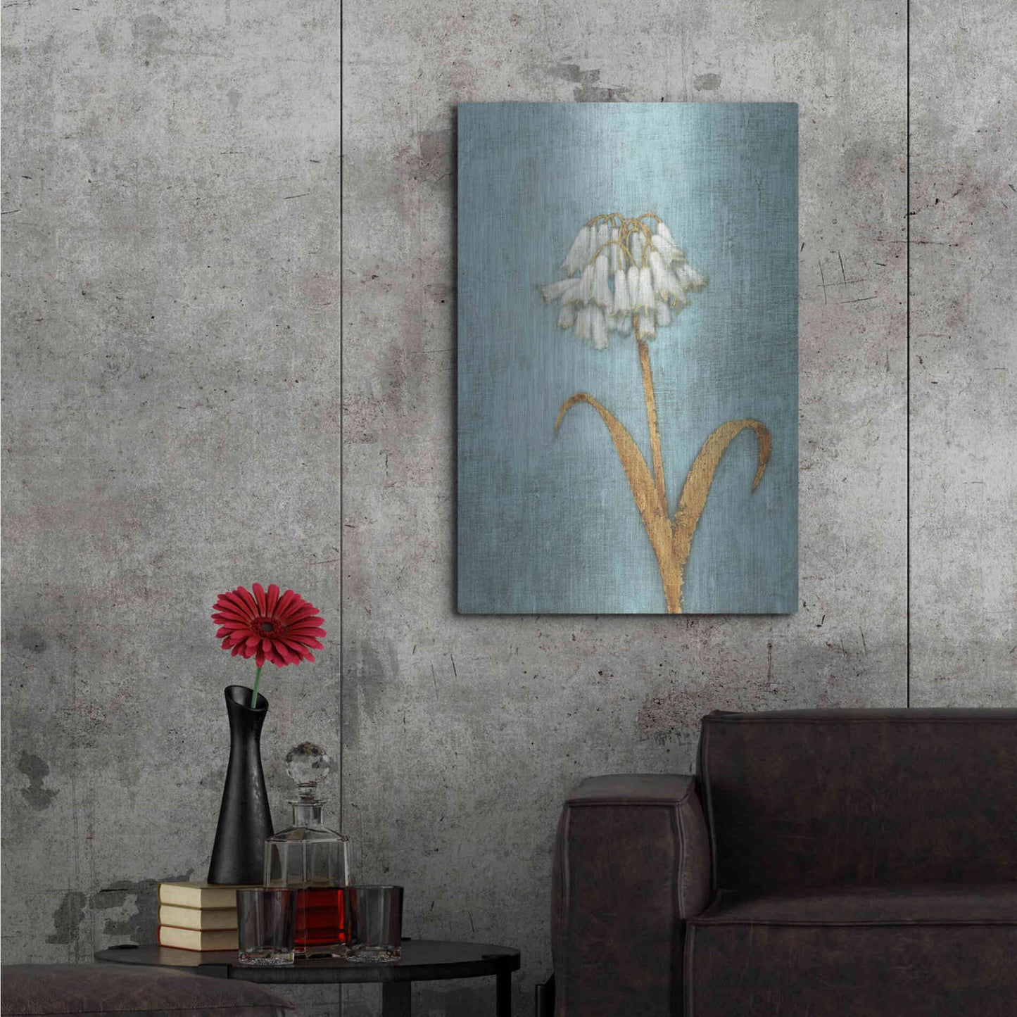 Luxe Metal Art 'Shimmering Summer II' by James Wiens, Metal Wall Art,24x36