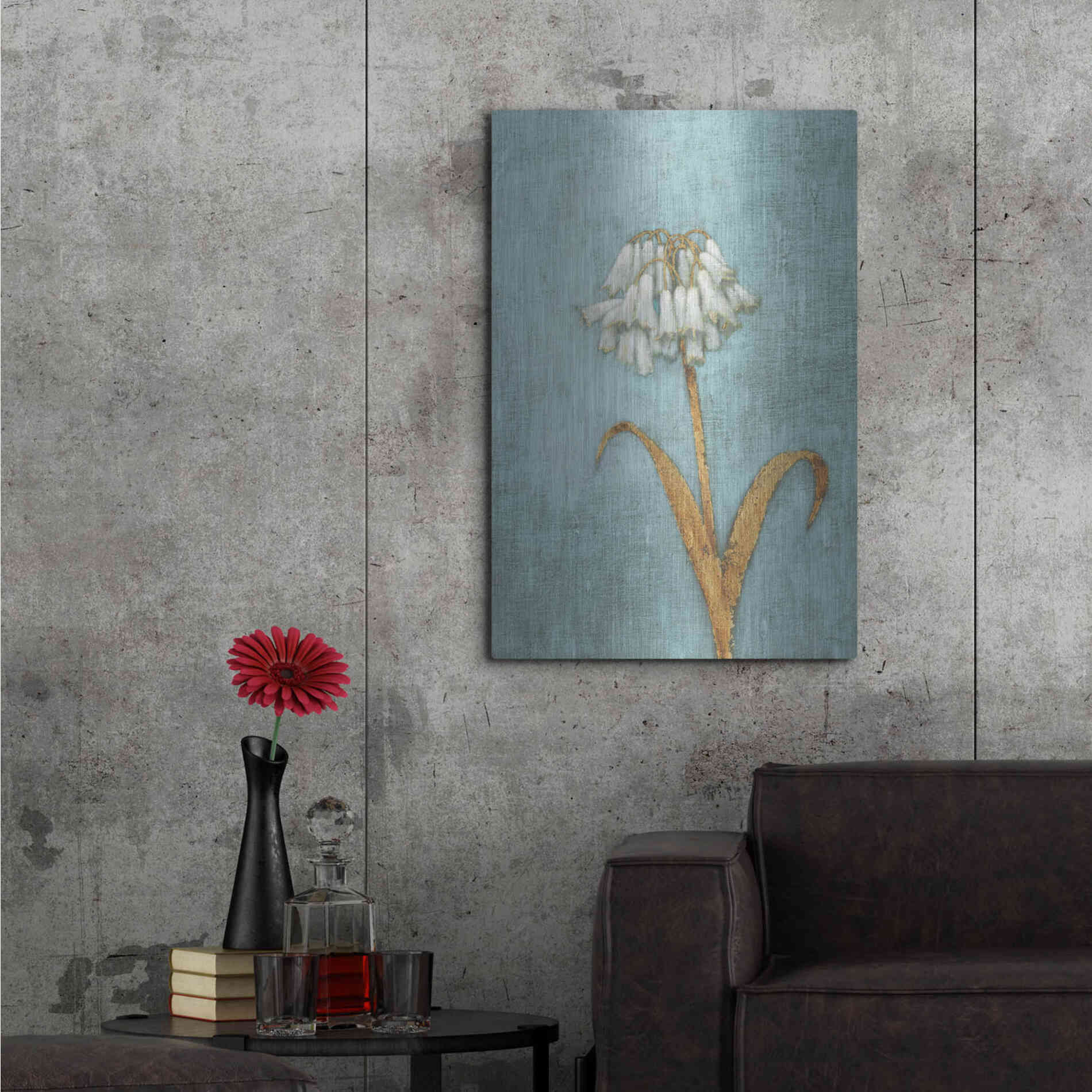 Luxe Metal Art 'Shimmering Summer II' by James Wiens, Metal Wall Art,24x36