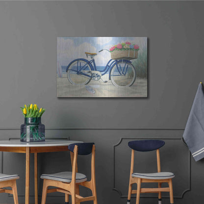 Luxe Metal Art 'Beach Time II' by James Wiens, Metal Wall Art,36x24