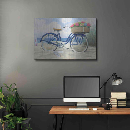 Luxe Metal Art 'Beach Time II' by James Wiens, Metal Wall Art,36x24