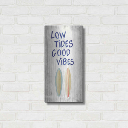 Luxe Metal Art 'Beach Time V' by James Wiens, Metal Wall Art,12x24