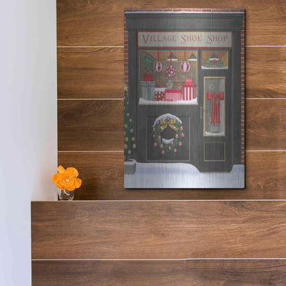 Luxe Metal Art 'Holiday Moments IV' by James Wiens, Metal Wall Art,12x16