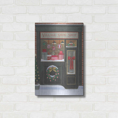 Luxe Metal Art 'Holiday Moments IV' by James Wiens, Metal Wall Art,16x24