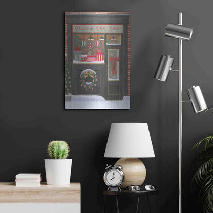 Luxe Metal Art 'Holiday Moments IV' by James Wiens, Metal Wall Art,16x24