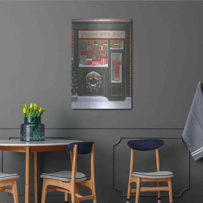 Luxe Metal Art 'Holiday Moments IV' by James Wiens, Metal Wall Art,24x36