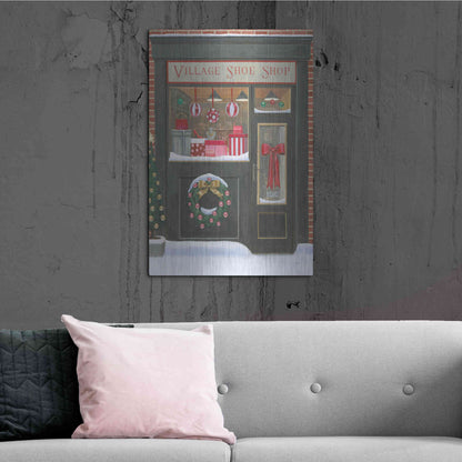 Luxe Metal Art 'Holiday Moments IV' by James Wiens, Metal Wall Art,24x36
