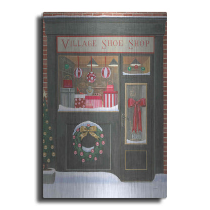 Luxe Metal Art 'Holiday Moments IV' by James Wiens, Metal Wall Art