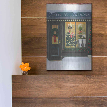 Luxe Metal Art 'Holiday Moments VI' by James Wiens, Metal Wall Art,12x16