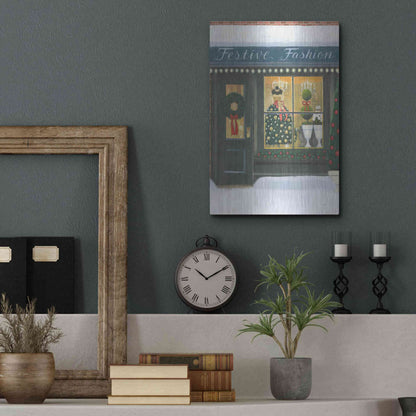 Luxe Metal Art 'Holiday Moments VI' by James Wiens, Metal Wall Art,12x16