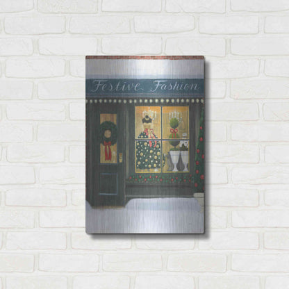Luxe Metal Art 'Holiday Moments VI' by James Wiens, Metal Wall Art,16x24