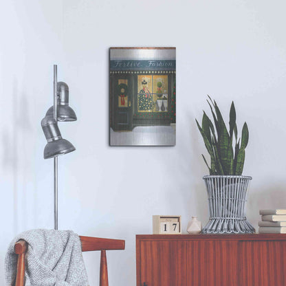 Luxe Metal Art 'Holiday Moments VI' by James Wiens, Metal Wall Art,16x24