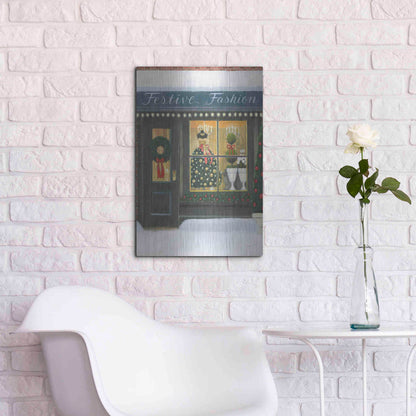 Luxe Metal Art 'Holiday Moments VI' by James Wiens, Metal Wall Art,16x24