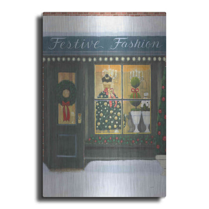 Luxe Metal Art 'Holiday Moments VI' by James Wiens, Metal Wall Art