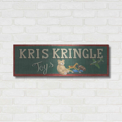 Luxe Metal Art 'Holiday Moments VII' by James Wiens, Metal Wall Art,36x12