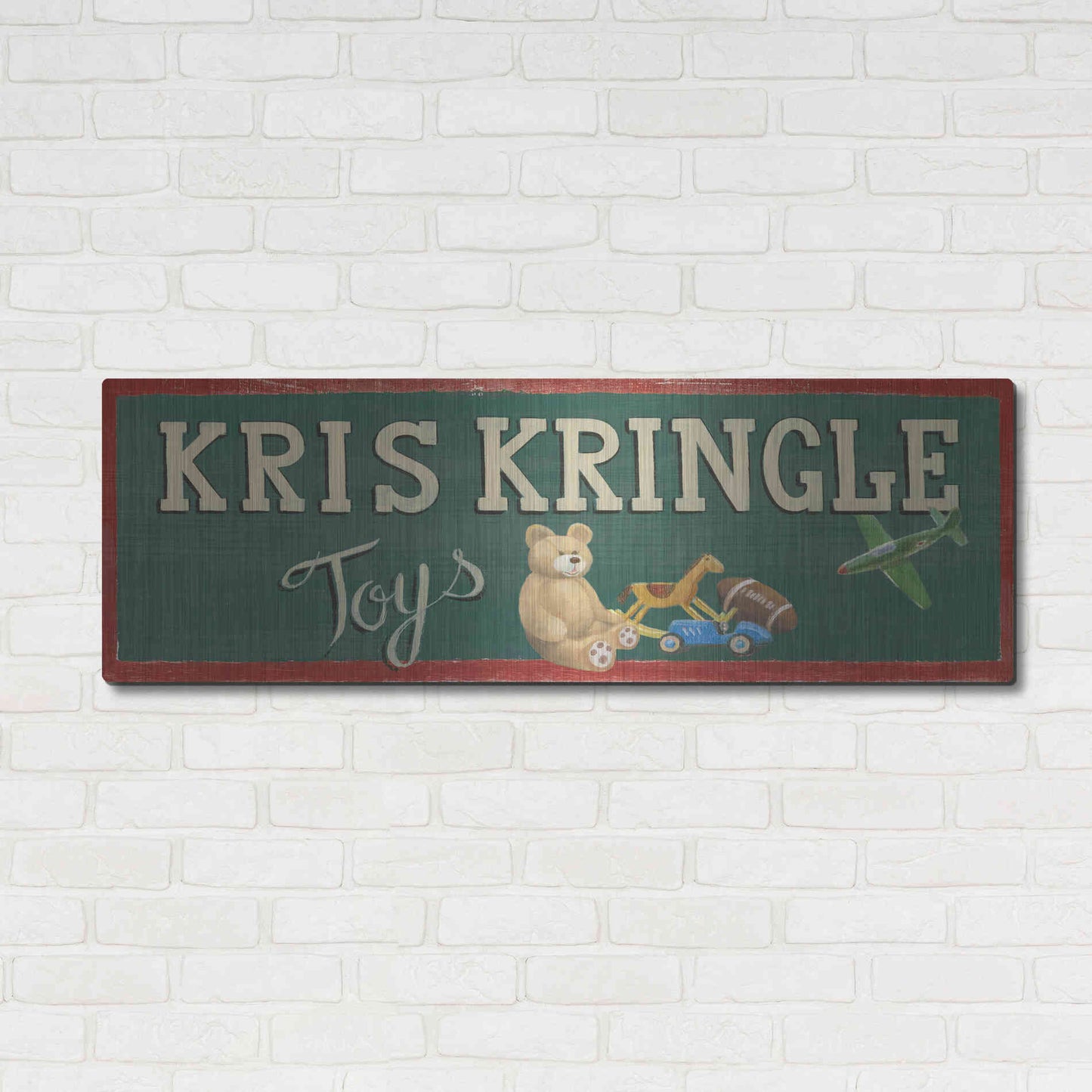 Luxe Metal Art 'Holiday Moments VII' by James Wiens, Metal Wall Art,48x16