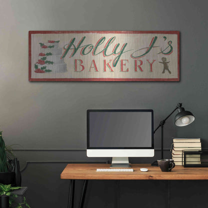 Luxe Metal Art 'Holiday Moments IX' by James Wiens, Metal Wall Art,48x16