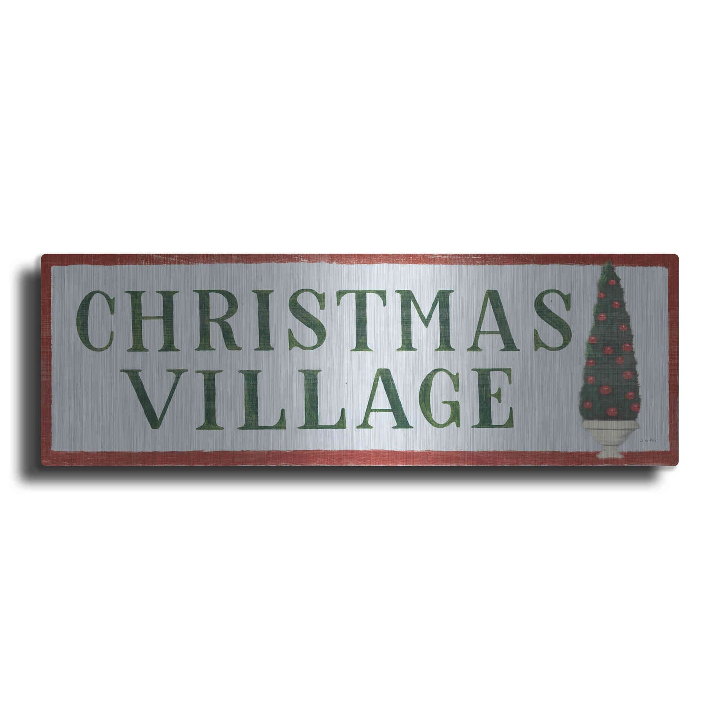 Luxe Metal Art 'Holiday Moments XI' by James Wiens, Metal Wall Art