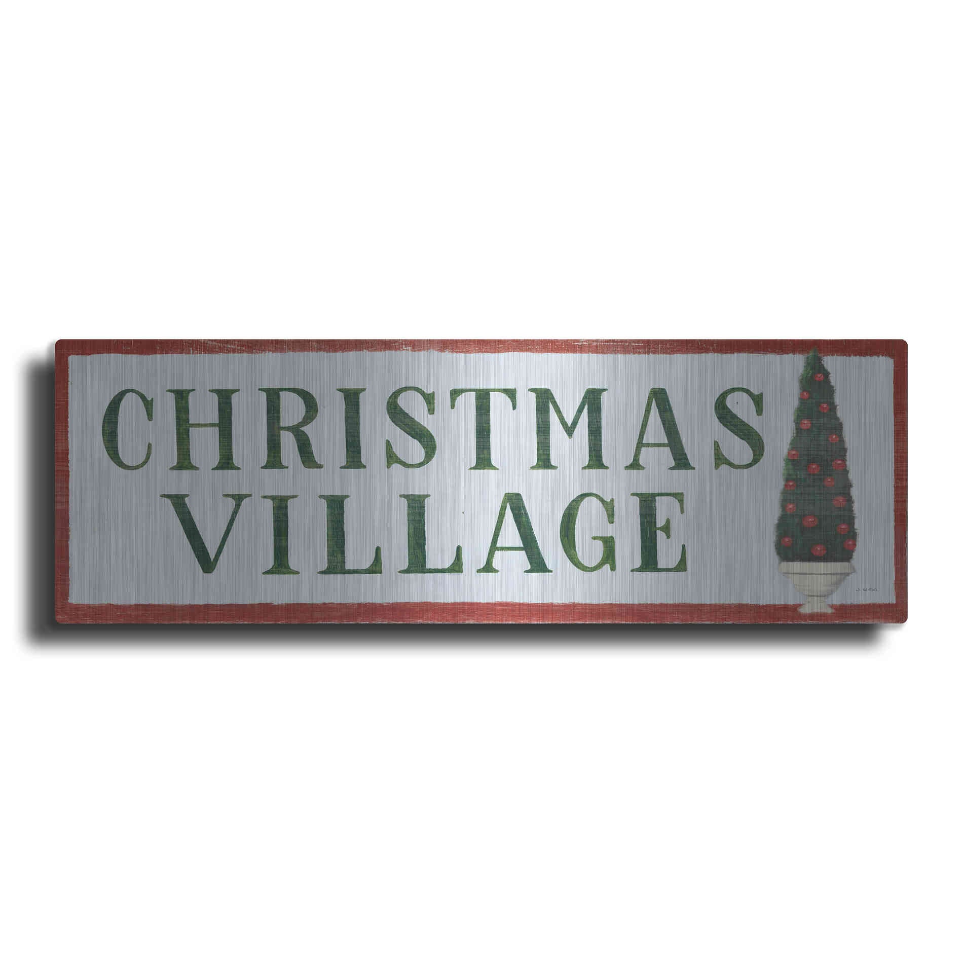 Luxe Metal Art 'Holiday Moments XI' by James Wiens, Metal Wall Art