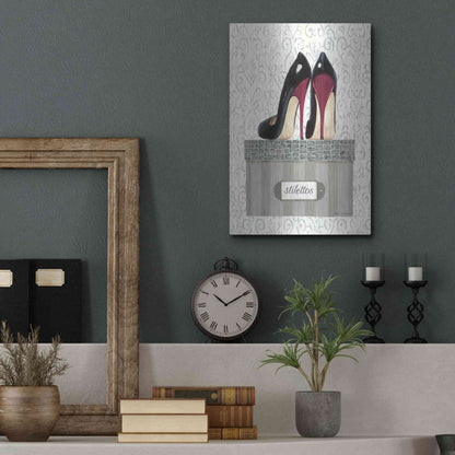 Luxe Metal Art 'Tres Chic IV' by Marco Fabiano, Metal Wall Art,12x16