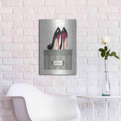 Luxe Metal Art 'Tres Chic IV' by Marco Fabiano, Metal Wall Art,16x24