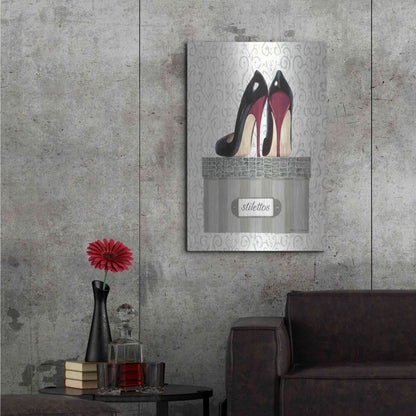 Luxe Metal Art 'Tres Chic IV' by Marco Fabiano, Metal Wall Art,24x36